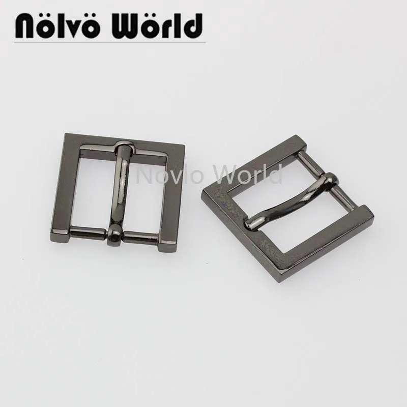 Nolvo World 5-20-100pcs 4 colors 20mm 3/4 Inch tabular buckle pin buckle classic buckles for bag belt adjusted