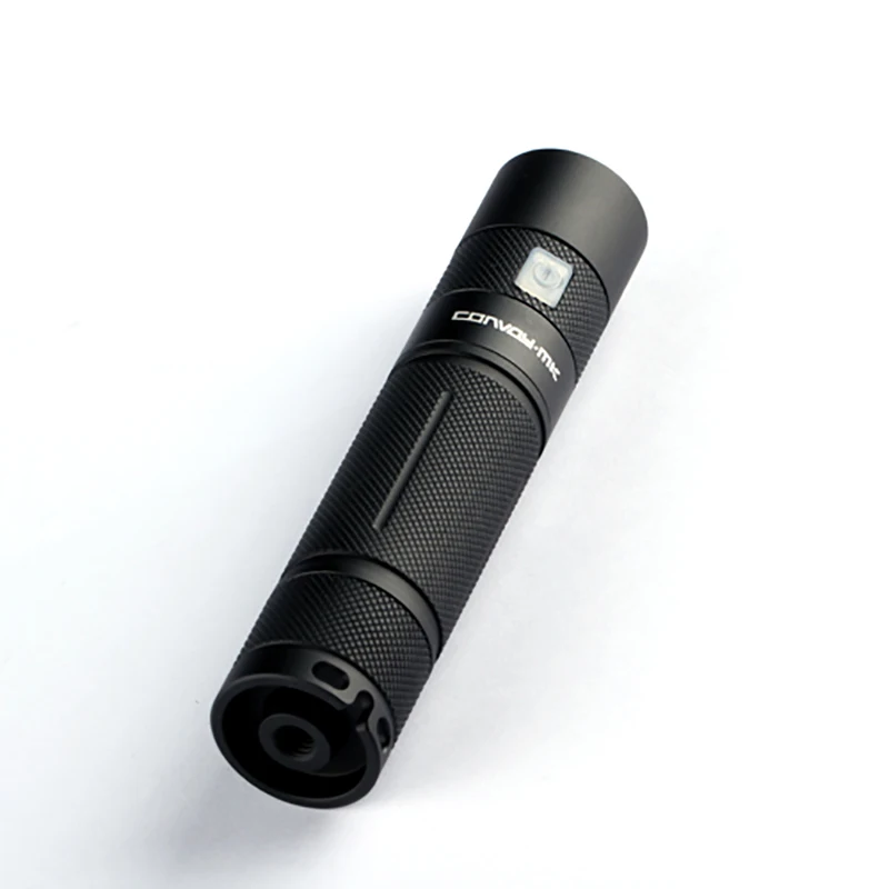 Convoy S9 Flashlight with 219B R9080 High CRI Linterna Led Micro USB Charging Port Rechargeable Torch 18650 Flash Light Latarka