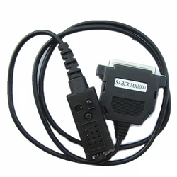 25 pin Connector RIB Box Transfer Com Port USB Programming Cable Cord For Motorola Saber MX1000 Two Way Radio Accessories