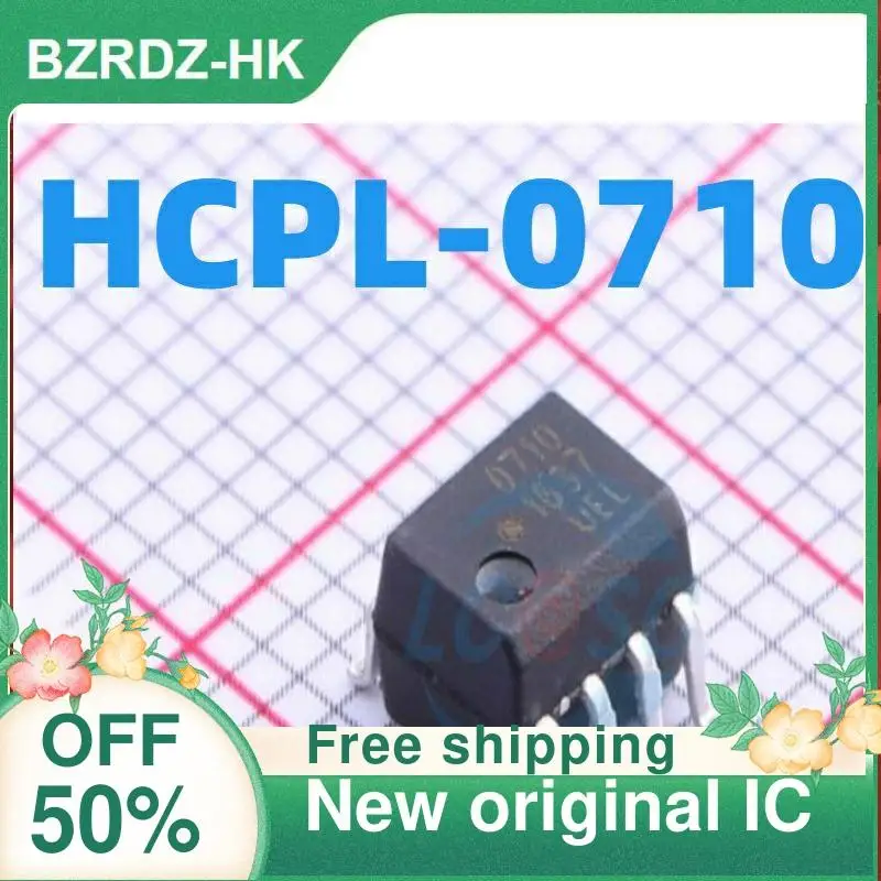 5PCS HCPL-0710 HP710 0710 SOP8 New original IC