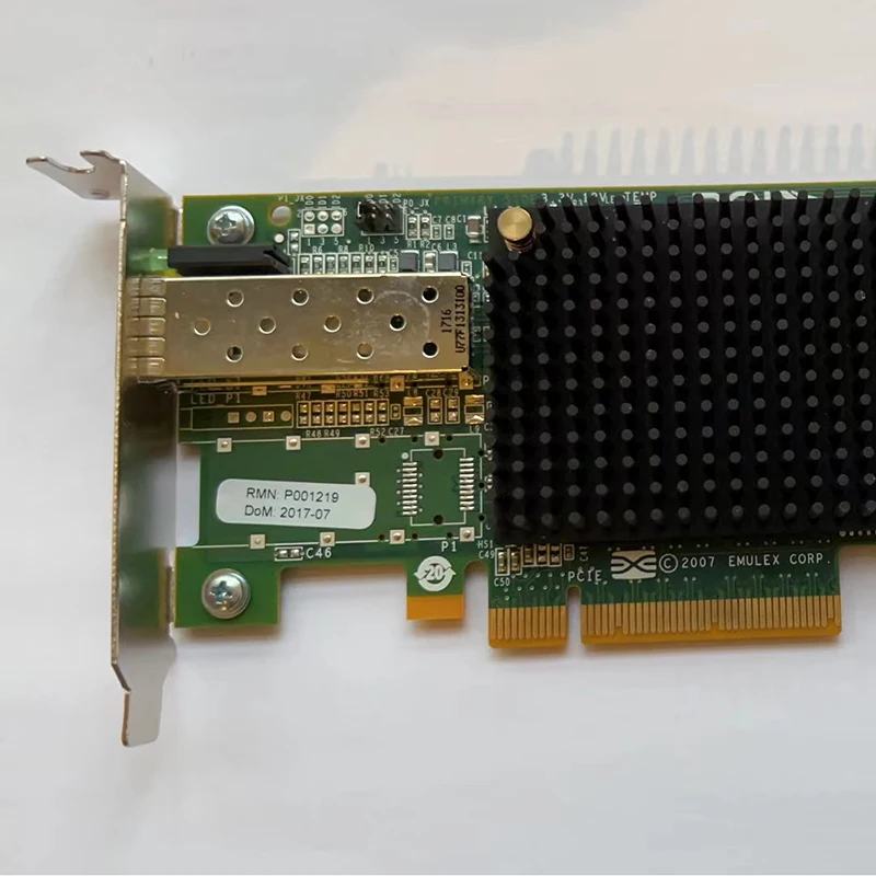 8GB LPE12000 FC72772671 Single Port HBA Card Fiber Card SN: FC72772671 8G Fibre Channel Card Network Card Original