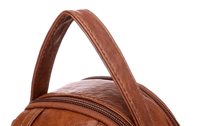 Multifunktionale Weiche PU Leder Kleine Schulter Tasche Für Frauen Vintage Mode Umhängetasche Weibliche Geldbörse Handy Handtasche – Detail 21