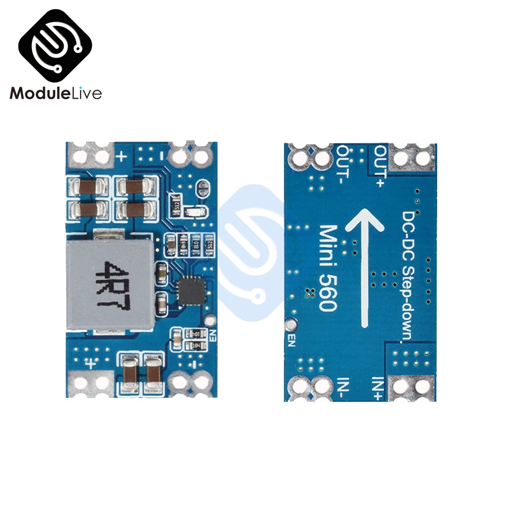 5A DC-DC Mini560 DC Step-down Regulated Voltage Power Supply Module High Efficiency Stabilized Output 3.3 5V 9V 12V Buck Module