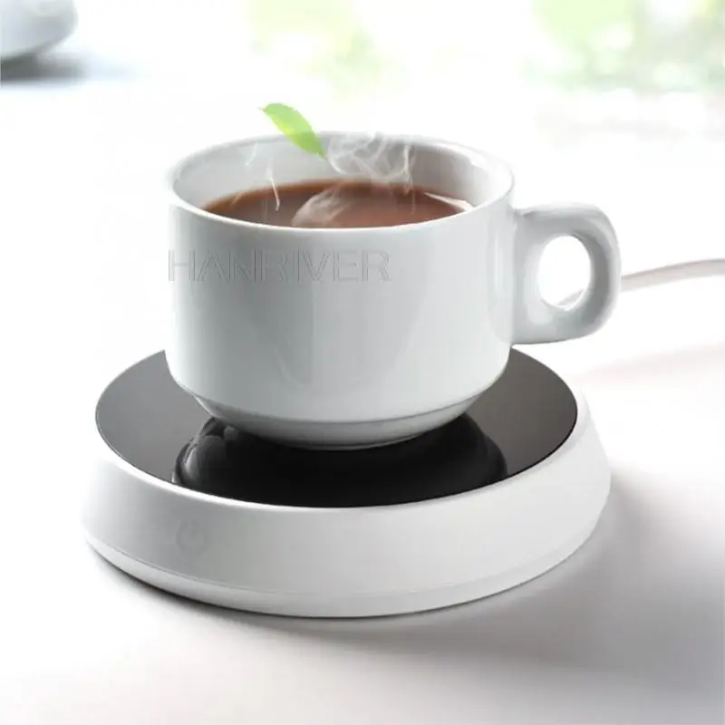 220V 55 degree automatic constant temperature coaster office ceramic coaster milk heater warming coaster heating insulation base