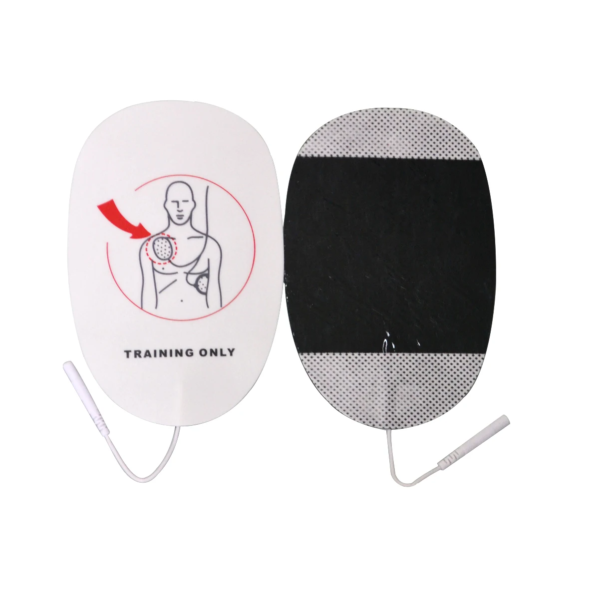 

High Quality 1Pair Adult Replacement Pads Reusable Washable Panty Liner Use With AED Training Model Universal Rescue Kits