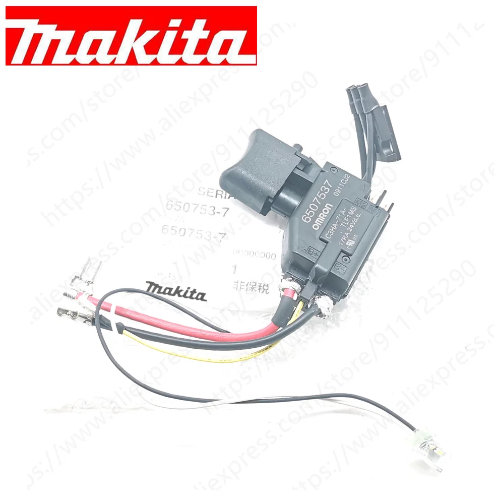 Switch for Makita DHP482 DDF482 632F27-4 DF482D DDF482RME DDF482 DDF482Z DHP482RME DHP482Z DHP482RAE DHP482RFE 650753-7