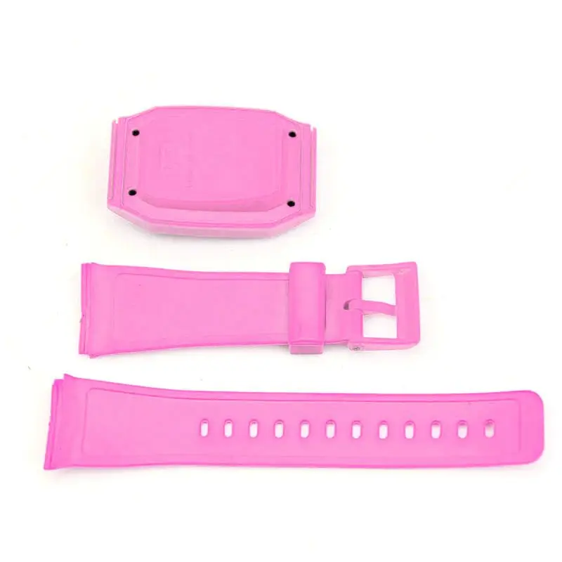 Fad เด็กซิลิโคนวันที่สำหรับเด็กอเนกประสงค์เครื่องคิดเลขอิเล็กทรอนิกส์นาฬิกาข้อมือ