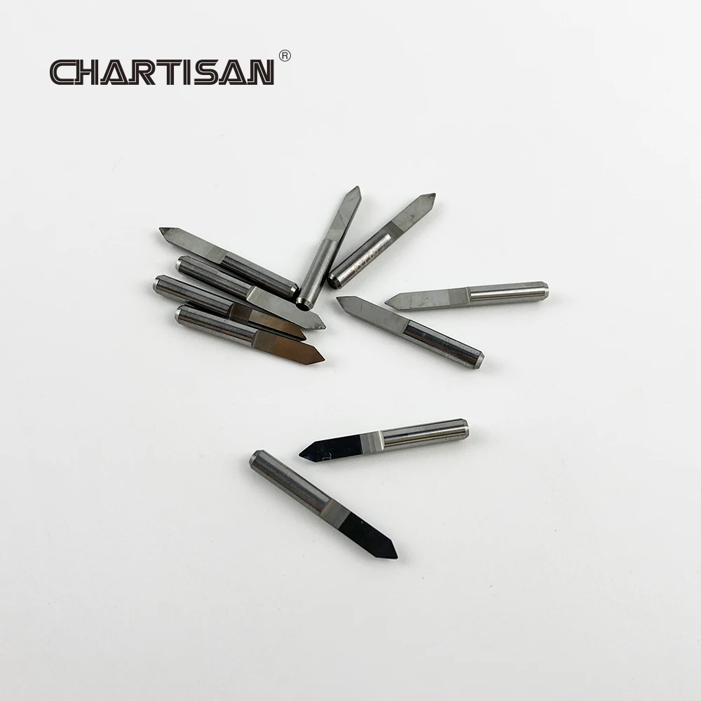 V Sharp Tip Chamfer 10/15/20/25/30/40/45/60/90 Degree Pyramid Engraving Bit End Mill Tungsten Carbide PCB 3D Milling Cutter