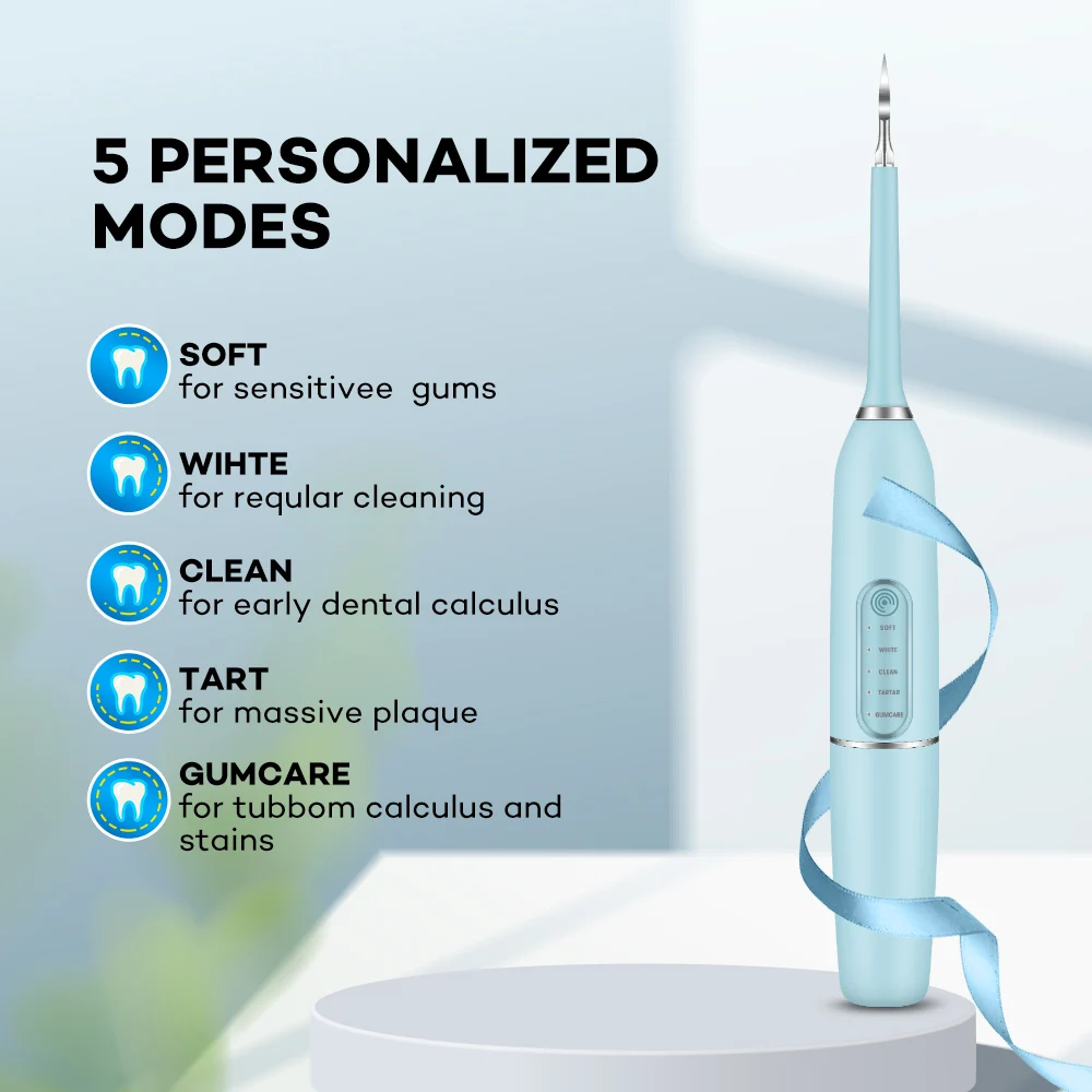 Electric Vibration Tooth Calculus Remover Sonic Dental Scaler Teeth Care Whitening Toothbrush Cleaner Dental Oral Hygiene Tools