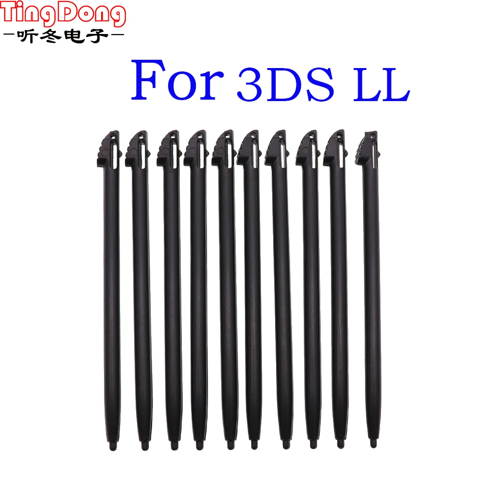 10PCS Metal Telescopic Stylus Plastic Stylus Touch Screen Pen for 2DS 3DS New 2DS LL XL New 3DS XL LL For NDSL NDSi