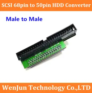 New Hpdb 68pin M To Ide 50pin Adapter Scsi 68-pin Male To Ide 50-pin Female  Converter - Pc Hardware Cables & Adapters - AliExpress