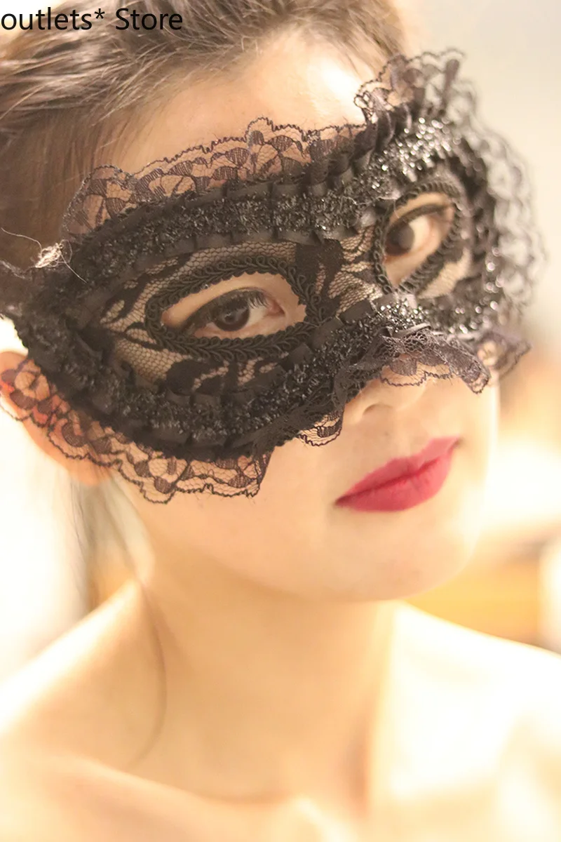 

Celebrity Masque Lace Veil Mask Prom Halloween Banquet Private Party Mask Couple Mask