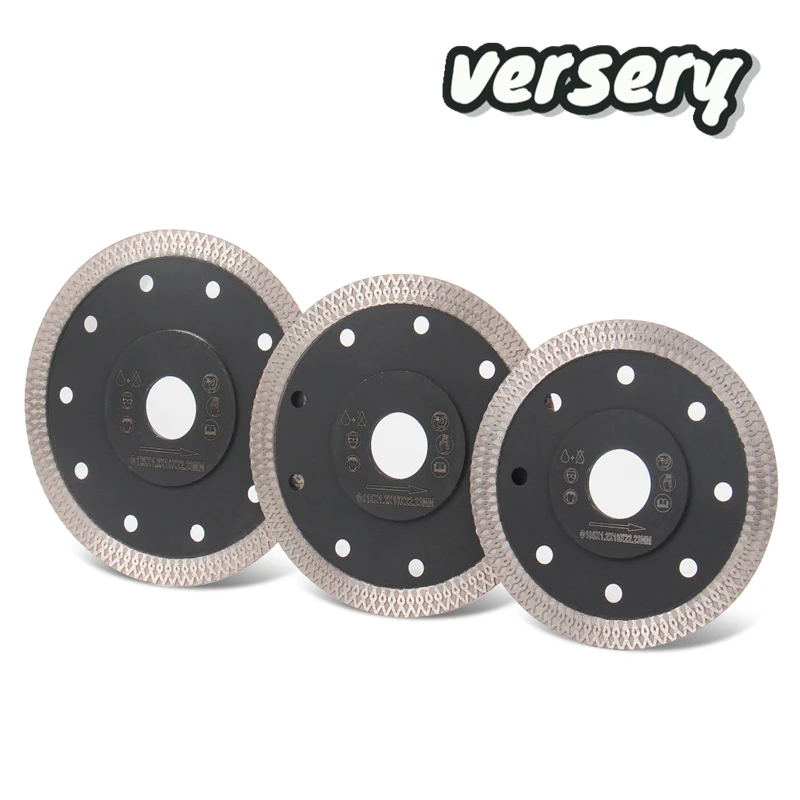 Versery 105/115/125mm Angle Grinder Turbo Diamond Saw Blade Disc For Tile Marble Ceramic Grainite Porcelain Cutting Tools