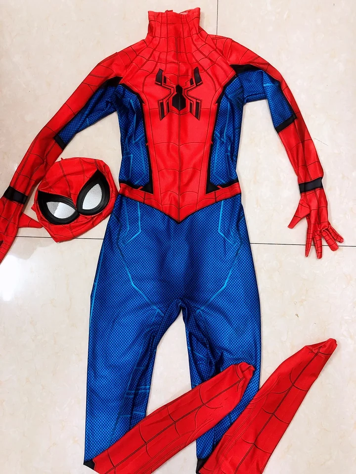キャンパススパイダーマンコスプレ衣装ホームカミングスーツ