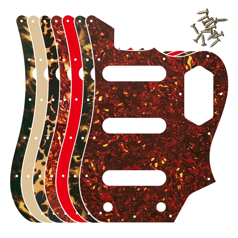 Fei Man Custom Parts - For US FD Bass VI Guitar Pickguard Scratch Plate Multi Color Choice Flame Pattern