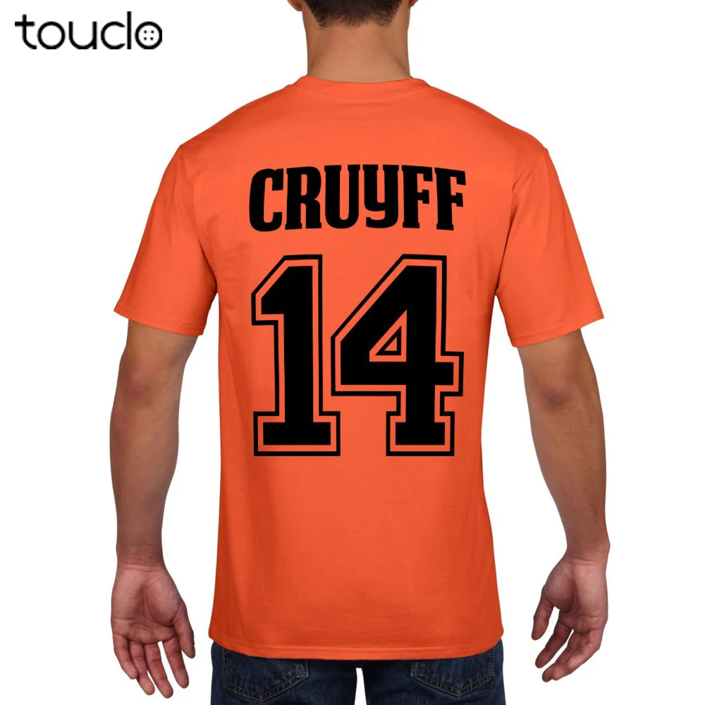 Retro Netherlands Footballer Shirt Men Boys Holland Cruyff Gullit Basten Fashion Men Short Sleeve T Shirt Funny Shirts