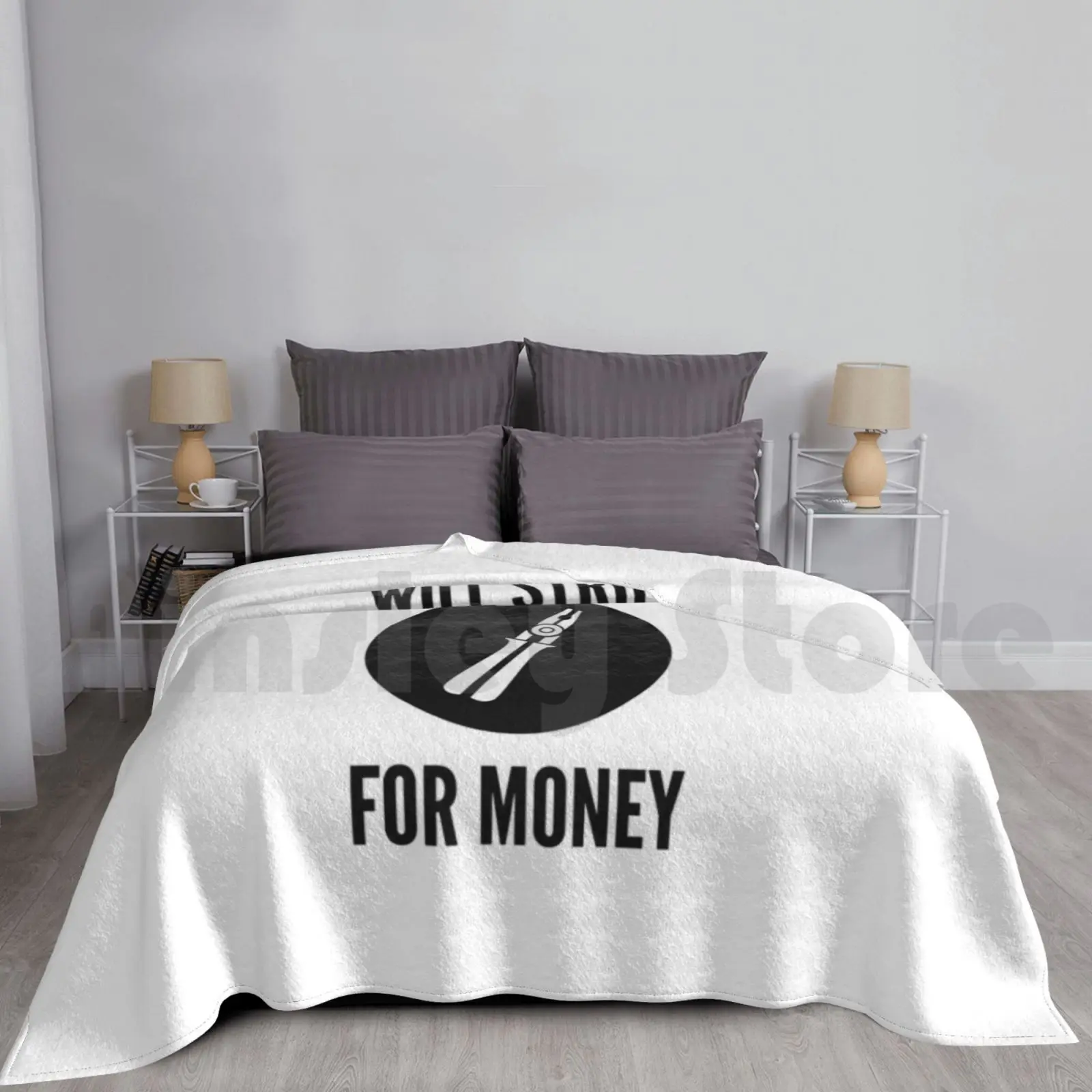 Cute And Funny Designs For Electricians! Blanket For Sofa Bed Travel Electrician Funny Electrical Carpenter