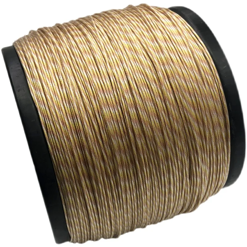 10 metri Rame puro placcato argento tre colori misto twist 49 core febbre grado OD: 1,2 mm