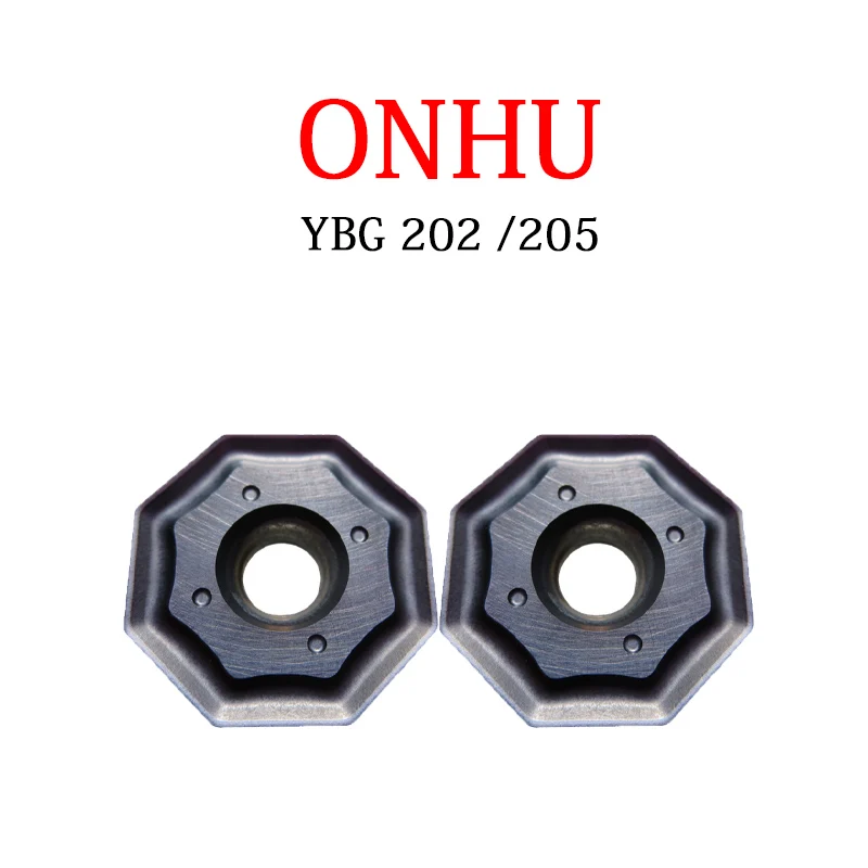 

ONHU 060408 08T508 ONHU060408-PF ONHU060408-PM ONHU08T508-PF YBG202 YBG205 CNC Milling Inserts Stainless Steel And Steel Durable