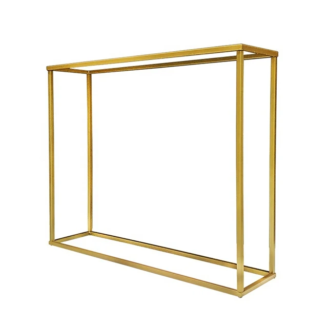 

8pcs)wholesale wedding decoration centerpieces for table decor stage backdrop stand gold frame metal column