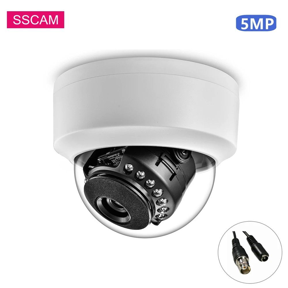 

Full HD 5MP AHD Dome Surveillance CCTV Camera Vandalproof High Resolution Home Security Night Vision CCTV Camera with Wide Angle