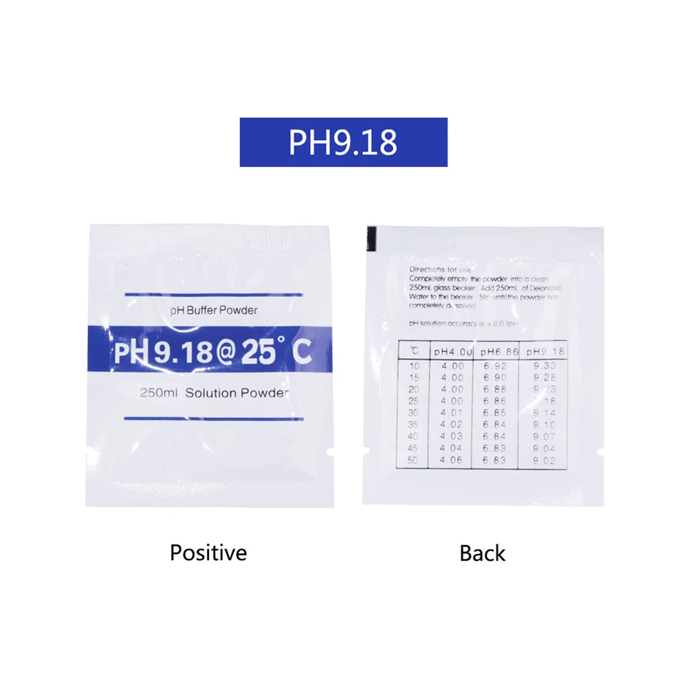 3pcs/set PH Test Meter Measure Calibration Solution PH Buffer Powder 4.01/6.86/9.18 Calibration Point free shipping