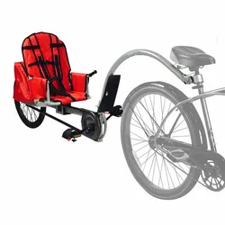 Remorque de vélo trempée pour enfants de 3 à 10 ans, 1 passager, jogging pour bébé, peut charger 88lb