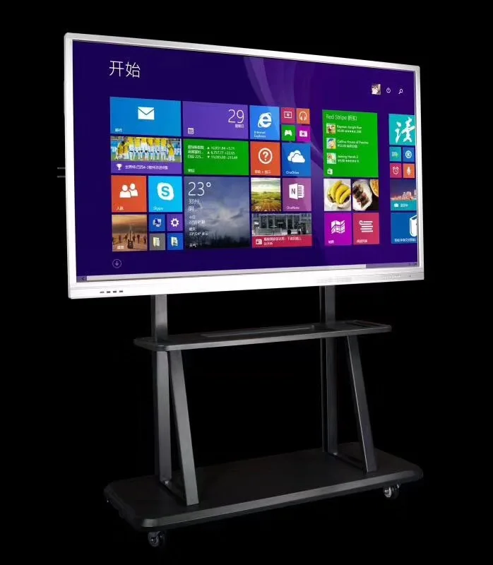 55 65inch 70 inch 84inch TV teaching training conference wifi RF touch screen all in one big touch screen electronic whiteboard