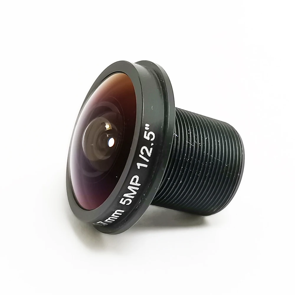 5MP 1.7mm Fisheye Panoramic Lens 180 Degree Lens IR CCTV Camera Lens 5 Megapixel for HD Security 1/2.0 Panoramic Lens