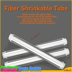 Tube thermorétractable en fibre optique, broches de touristes, câble de chute, thermofusible, vente par lot, 60mm x 500mm, 5.5 pièces par lot