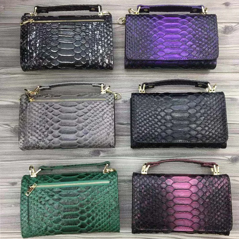 Good Quality Clutch Bag Chain Cross Body Bag Crocodile Leather Bags with Fixed Handle High Quality Women Hand Bag