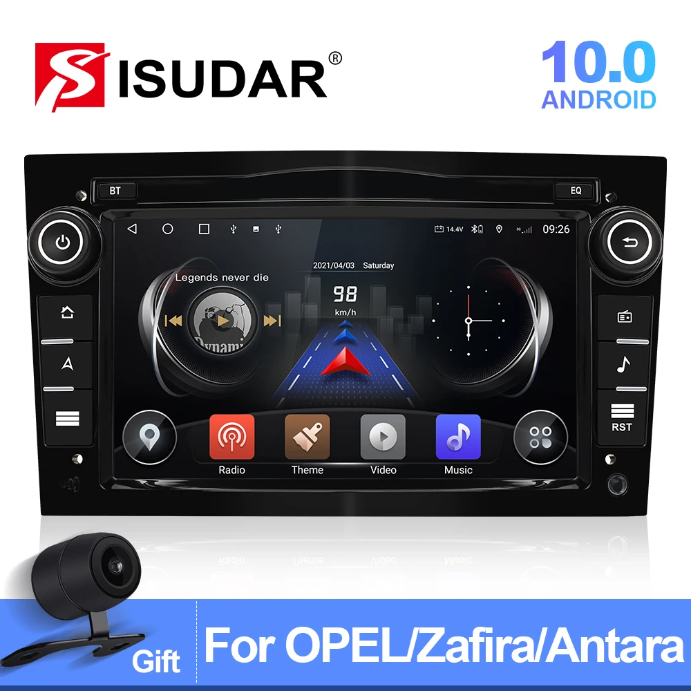 

Isudar Android 10 Car Stereo for Opel Astra H G J Antara Vectra C D Vivaro Corsa C D Zafira B Meriva Veda GPS Player Radio DSP