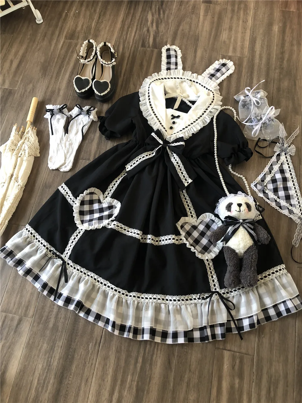 Pałacowa księżniczka słodka lolita sukienka retro marynarski kołnierzyk falbala wysoka talia wiktoriańska sukienka kawaii dziewczyna gothic lolita