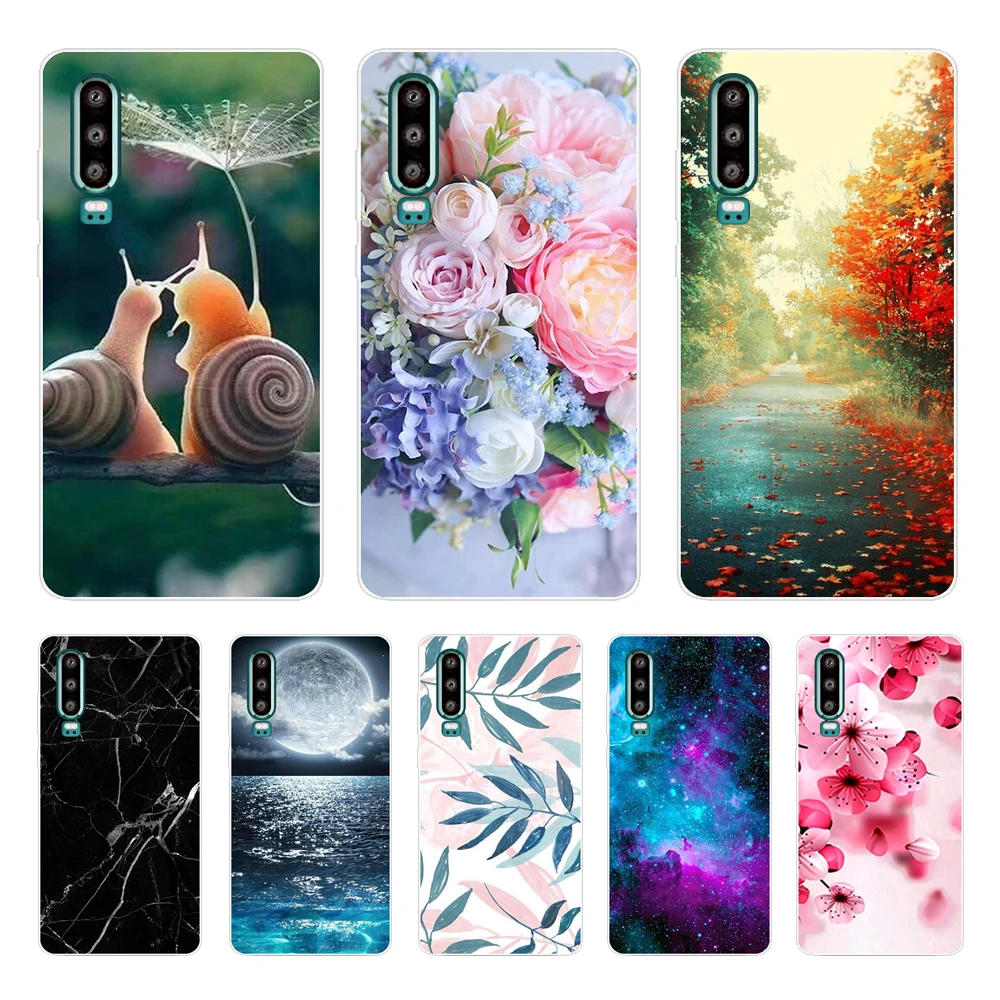 For Huawei P30 Pro Case Huawei P30Pro Case soft Silicon TPU Phone Cover On Huawei P30 Pro VOG-L29 ELE-L29 P 30 Lite coque bumper