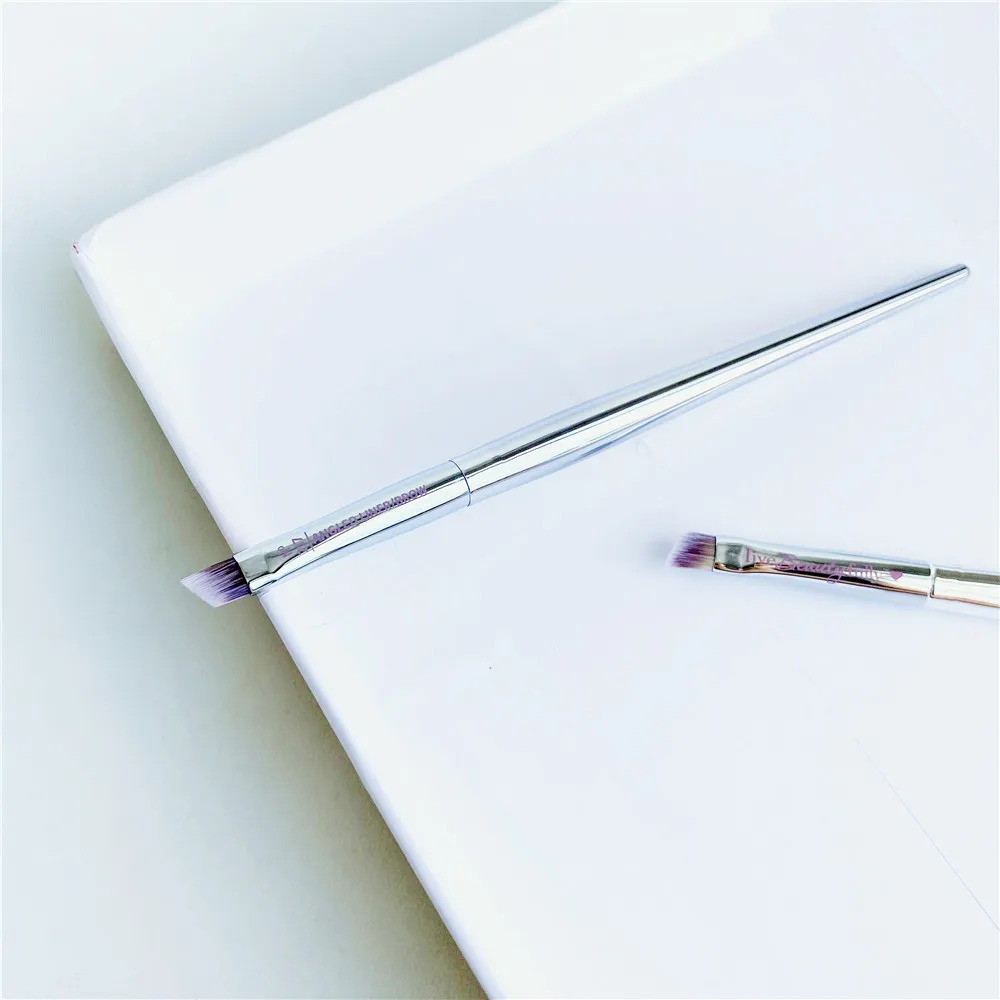 Live Beauty Fully Angled Liner/Brow Brush #217   - A Perfect Brow Definer Lash Liner Makeup Brush