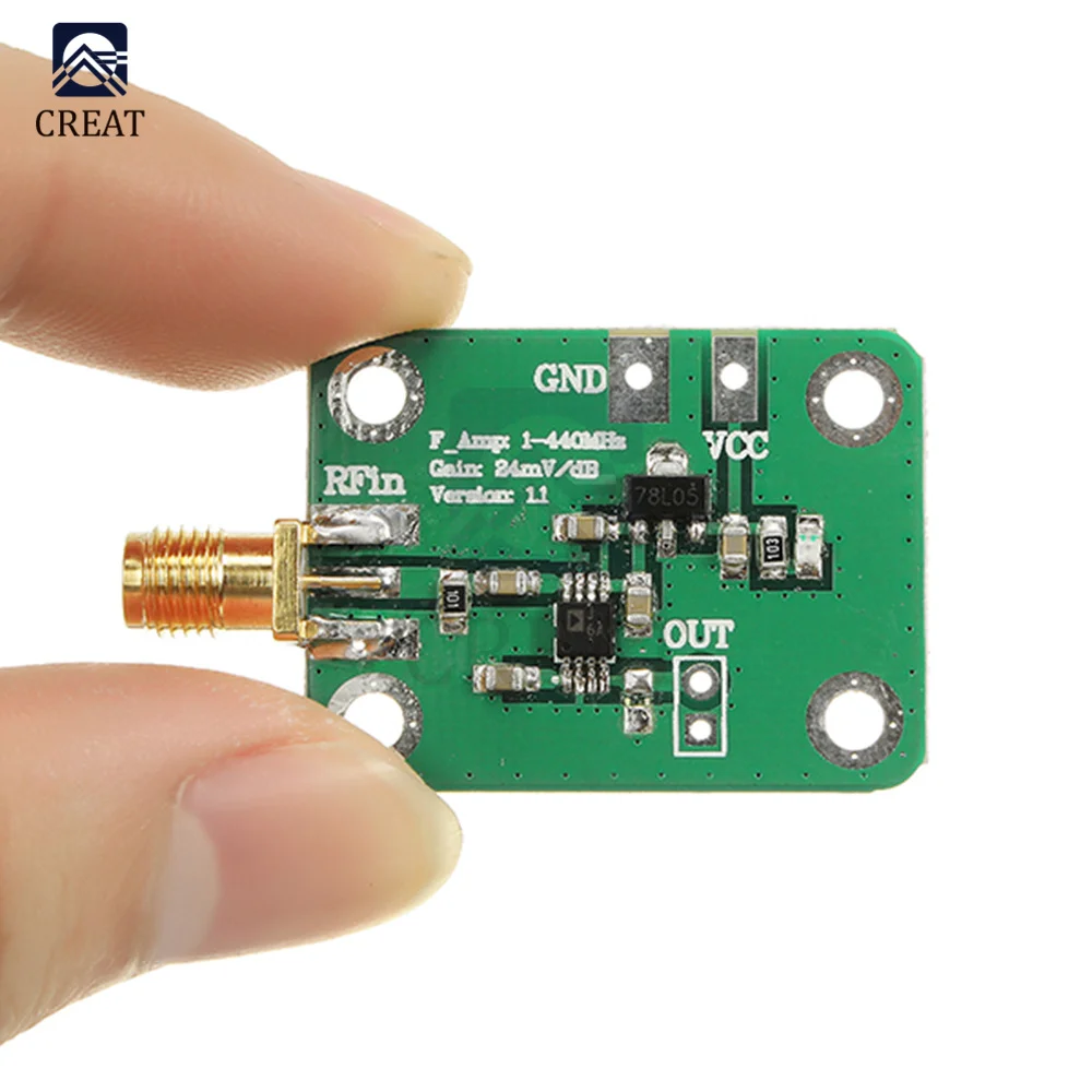 AD8310 modulo demodulatore scheda misuratore di potenza ad alta velocità RSSI RF ad alta velocità 7-15V 12mA 0.1-440 MHz