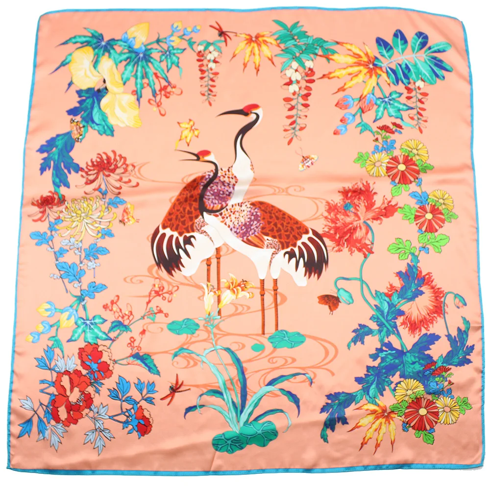 

Scarf Luxury brand oil painting Women's Silk scarf Warm winter cashmere print shawl Farad women's blanket scarf Scarf scarf