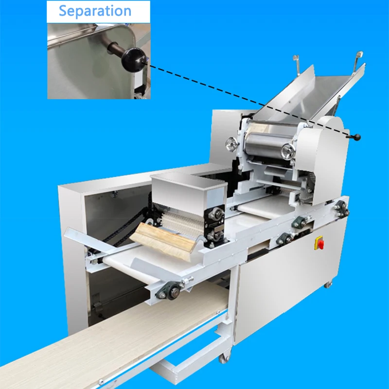 Commercial Noodle Machine Fully Automatic Large Pressure Noodles Folding Machine Wonton Wrapper Dumpling Wrapper Food Processing