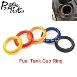 5 Colors Motorcycle Circle Gas Oil Tank Gasket Cap Fuel Tank Soft Rubber Ring Dust Seal Ring Oil Seal Cover For GTS 300 GTS300