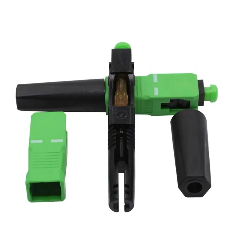 SC/APC ftth Быстрый коннектор, верхний наконечник, в пределах 100 дБ SM, быстрая сборка, полевой оптоволоконный коннектор ELINK, шт.