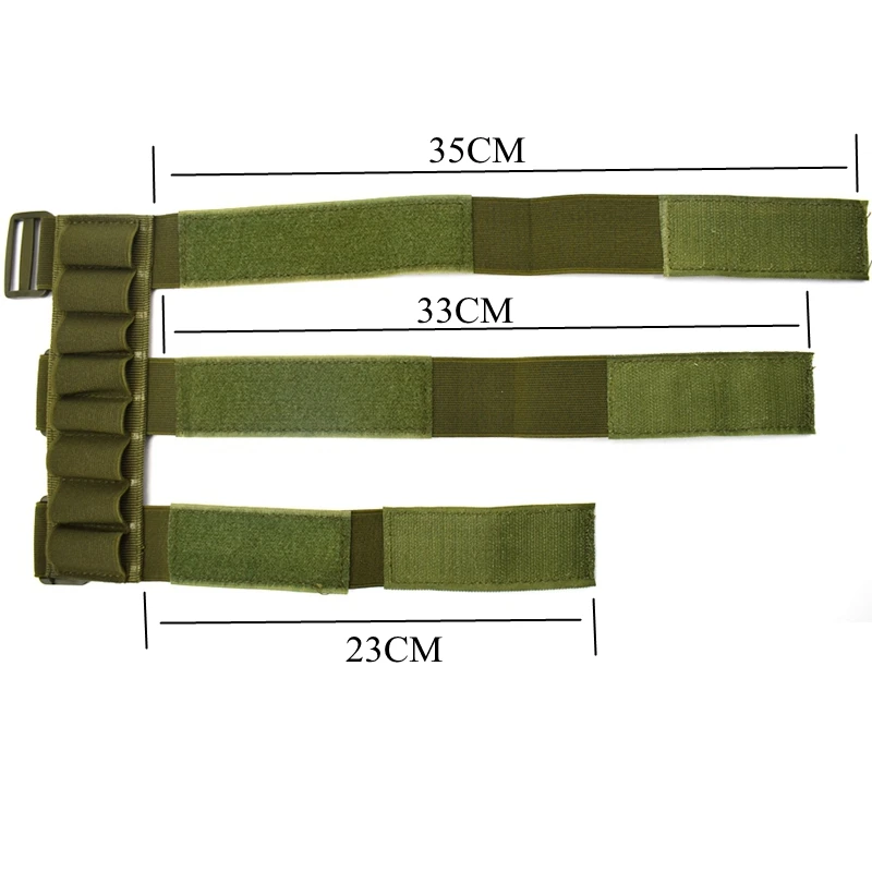 8 Rounds Gun Ammo Storage Shotgun Shell Holder Adjustable Shooters Forearm or Tactical Buttstock Sleeve Magazine Pouch