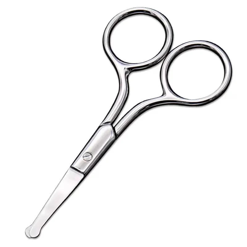 Strumenti per unghie piccole in acciaio inossidabile forbici per capelli al naso del sopracciglio tagliare il Manicure pinzette per il taglio del viso strumento di bellezza per il trucco