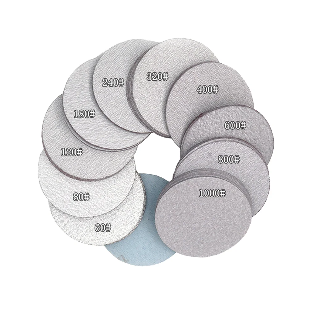 100mm Trockenen Schleifen Discs 4 Zoll 60-100 0 Grit Haken & Loop Schleif Schleifpapier Pads für Holz auto Polieren Schleifen Schleifpapier