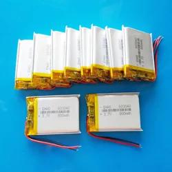 10 szt. 603040 3.7V 800mAh Lipo polimerowy akumulator litowy do MP4 GPS DVD Bluetooth rejestrator ebooka