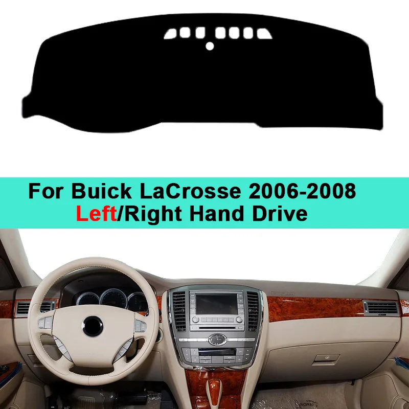 Car Inner Dashboard Cover For Buick LaCrosse 2006 2007 2008 DashMat Carpet Cushion Sun Shade