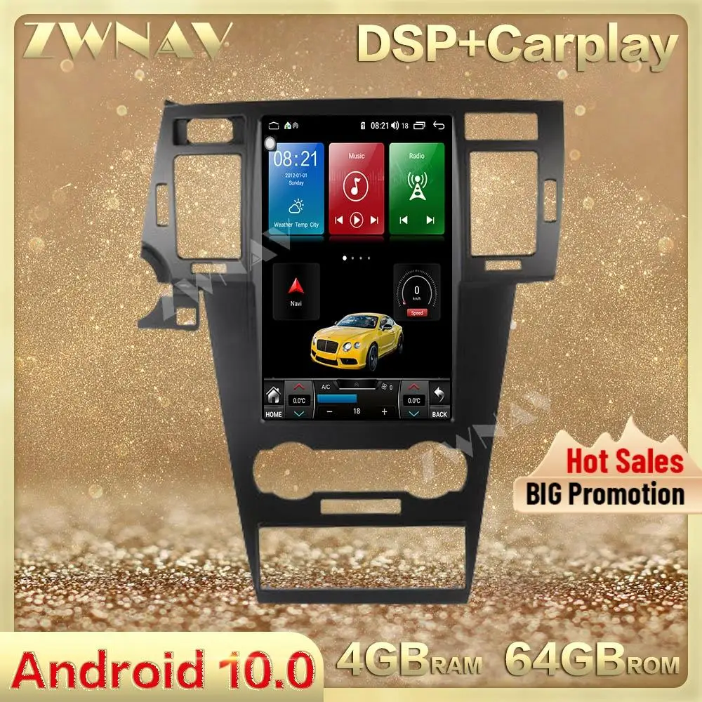 DSP Carplay Tesa- Style big screen Android 10.0 Car multimedia player For Chevrolet EPICA GPS navigation radio stereo head unit