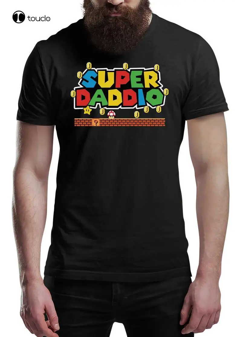 

New Super Daddio T-Shirt Men'S Fathers Day Gift Tee Shirt Top Daddy Dad