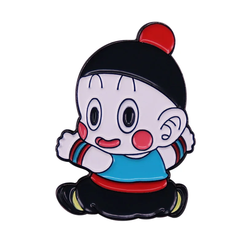 Goodbye Tien Chiaotzu Lapel Pin Bloody Adventure Battle Anime Brooch Japanese Manga Fans Cute Addition