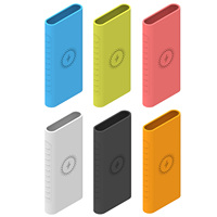 Fashion Non-slip Soft Silicone Protective Case Cover Shell for Xiaomi Mi PLM11ZM Wireless Power Bank 10000mAh