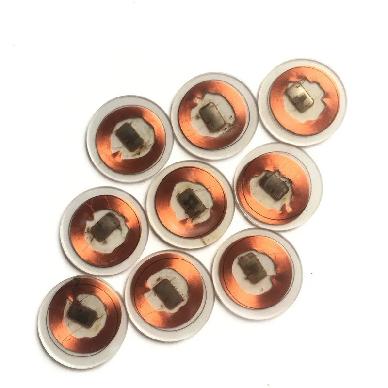 1Pcs 125KHz Writable Rewrite T5577 25mm Size ID Tag Coin Card Proximity Access Control Transparent PVC